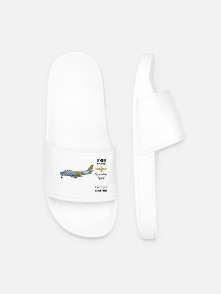 F-86 Sabre - Men’s Pool Sliders - white