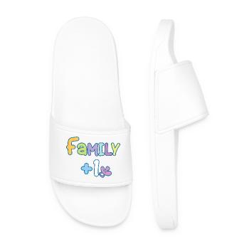 Famille Plus Un - Claquettes Homme - blanc - Devant