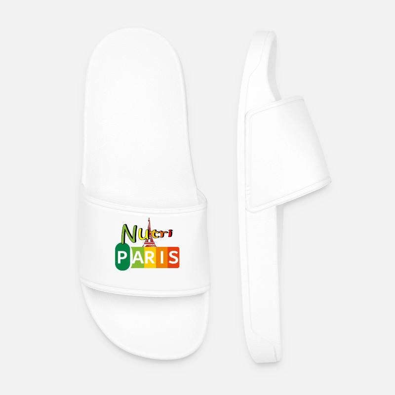 Nutri Paris - Men’s Pool Sliders - white