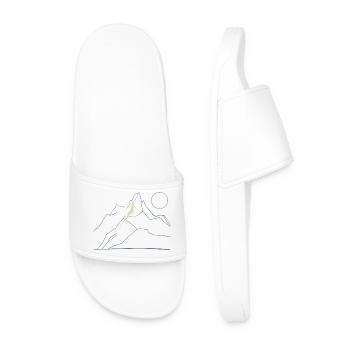 Mountain Line Minimal - Men’s Pool Sliders - white - Front