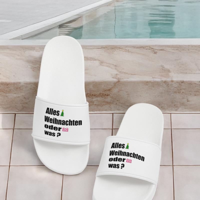 Alles Weihnachten oder was Männer Badelatschen