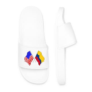 Pavillon des États-Unis, Colombie - Claquettes Homme - blanc - Devant