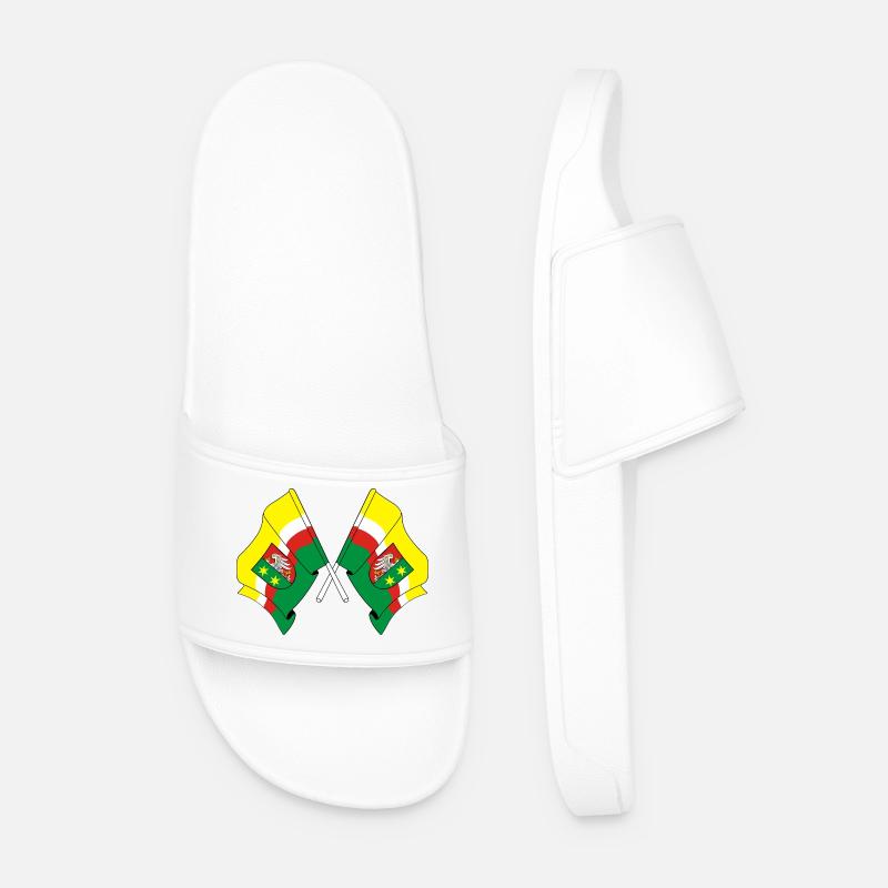 Two flags Lubusz - Men’s Pool Sliders - white