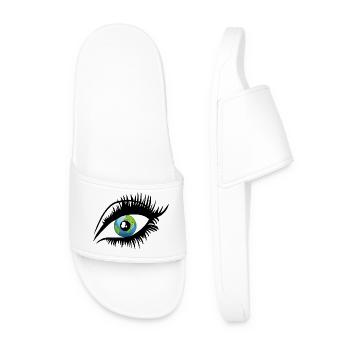 Another look at the world - Men’s Pool Sliders - white - Front