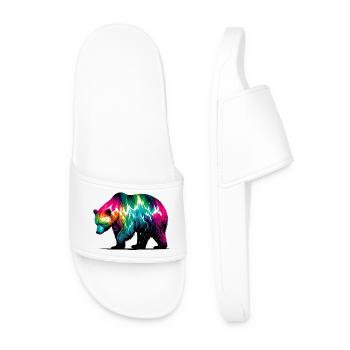 Bear - Men’s Pool Sliders - white - Front