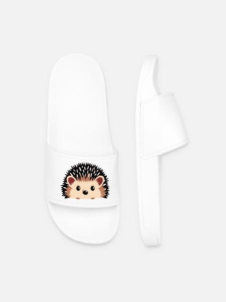 Igel - Männer Badelatschen - Weiß