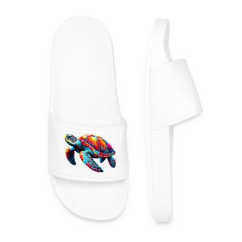 Turtle - Men’s Pool Sliders - white - Front