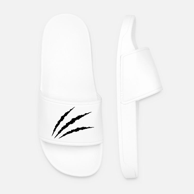 Krallen - Männer Badelatschen - Weiß