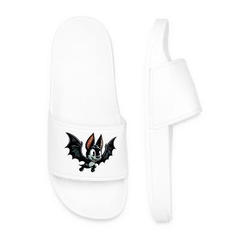 Bat - Men’s Pool Sliders - white - Front