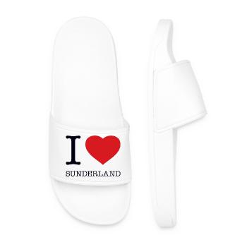 J’ADORE SUNDERLAND - Claquettes Homme - blanc - Devant