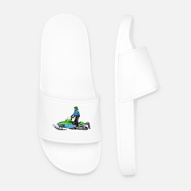 Snowmobile - Männer Badelatschen - Weiß