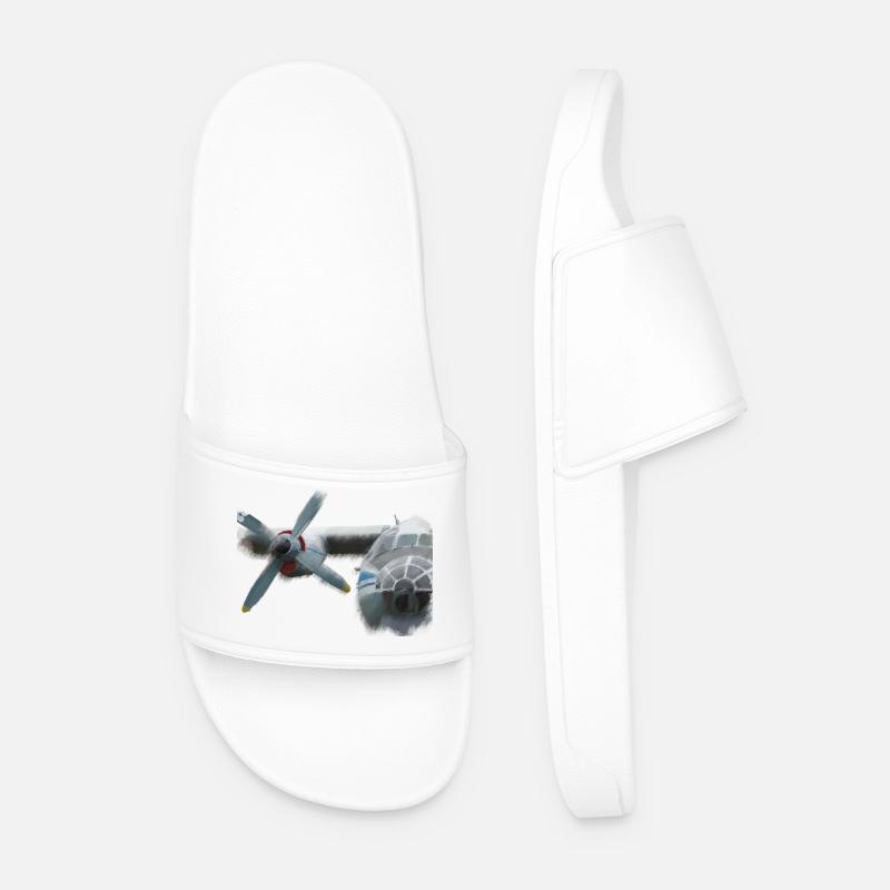 An-12 - Männer Badelatschen - Weiß