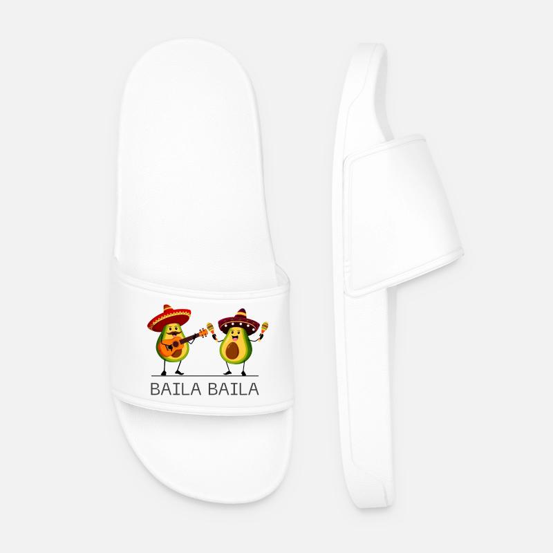 Baila Baila - Männer Badelatschen - Weiß