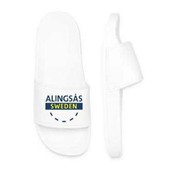 Alingsås Sweden Signboard - Men’s Pool Sliders - white - Front