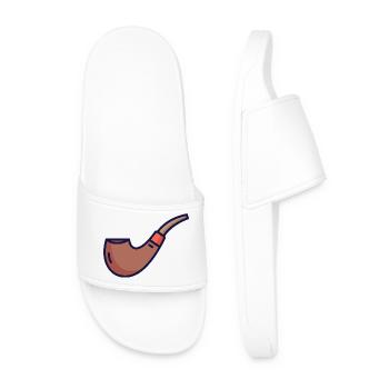 Illustration de tuyau patrimonial de design nautique - Claquettes Homme - blanc - Devant
