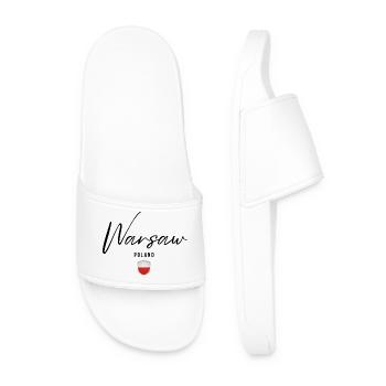 Conception élégante Varsovie, Varsovie Pologne - Claquettes Homme - blanc - Devant