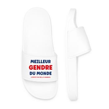 son-in-law - Men’s Pool Sliders - white - Front