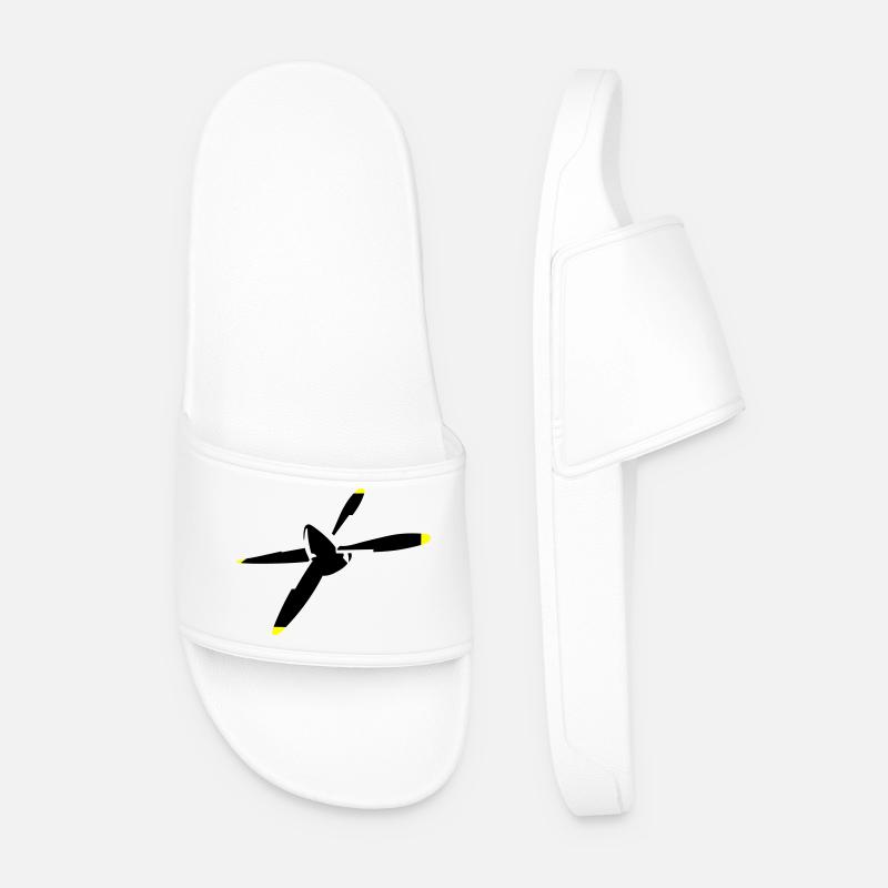 propeller - Men’s Pool Sliders - white