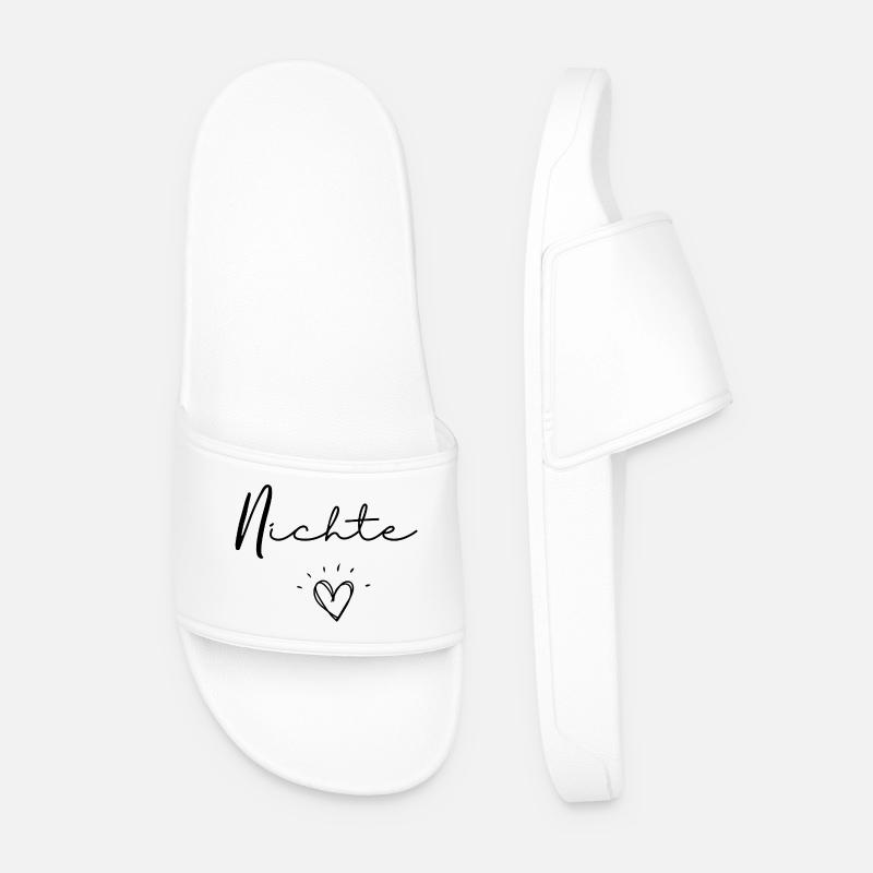 nichte - Men’s Pool Sliders - white