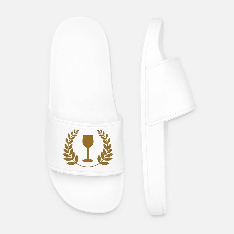 Den ægte Ballon d'Or - Badesandaler til mænd - hvid