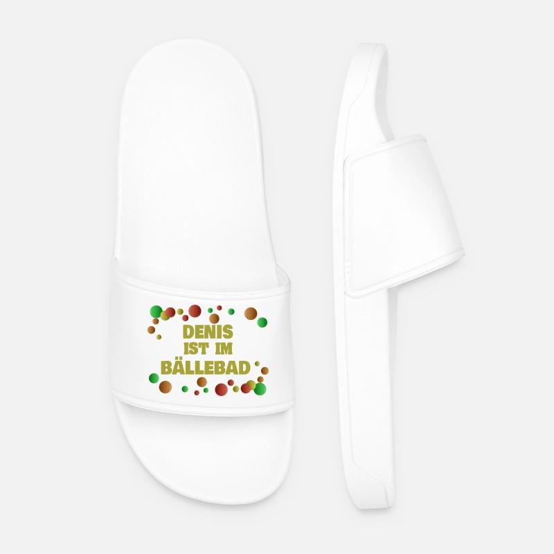 De als Baelle - Männer Badelatschen - Weiß