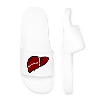 Hépatologie de la bile hépatique - Claquettes Homme - blanc - Devant