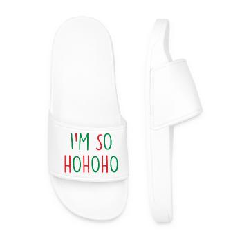 Christmas Christmas - Men’s Pool Sliders - white - Front