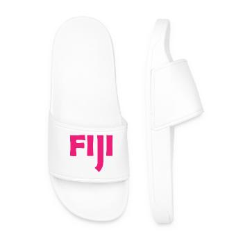 Fiji - Fidschi - Inseln - Pazifik - Südsee - Männer Badelatschen - Weiß - Vorne