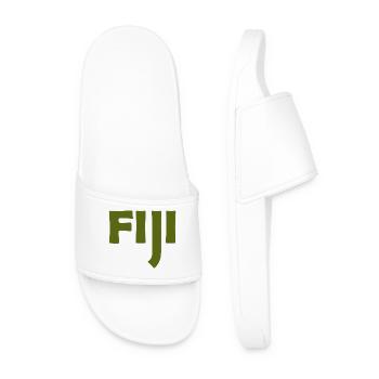 Fiji - Fidschi - Inseln - Pazifik - Südsee - Männer Badelatschen - Weiß - Vorne