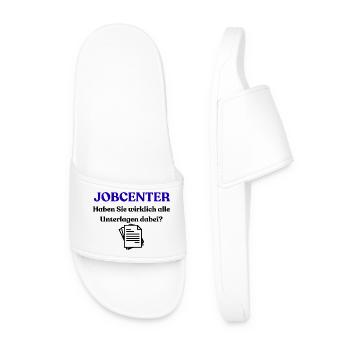Job center - Men’s Pool Sliders - white - Front