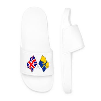 Durham et Grande-Bretagne - Claquettes Homme - blanc - Devant