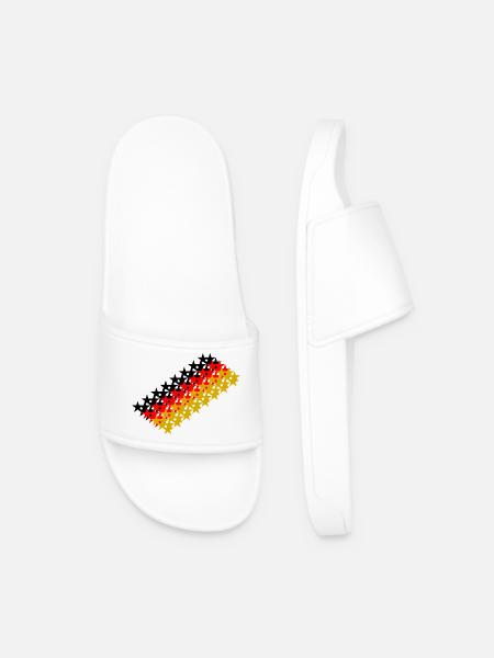 Stars German flag Sporting events - Men’s Pool Sliders - white