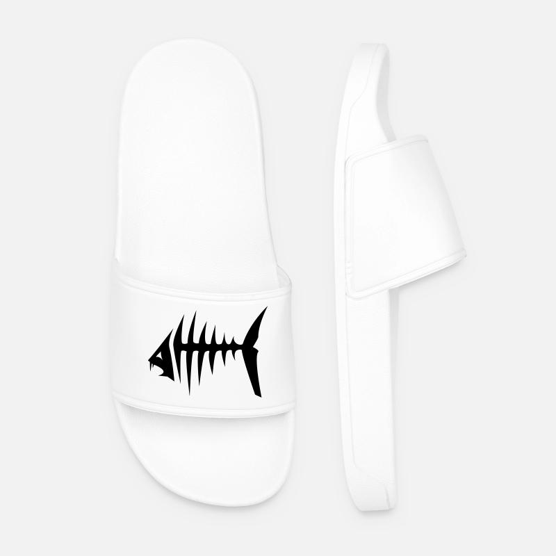 Piranha Fish - Männer Badelatschen - Weiß