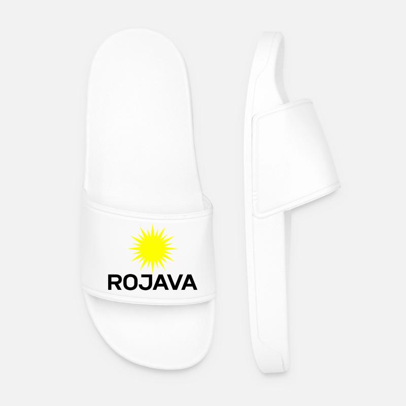 Rojava - Claquettes Homme - blanc