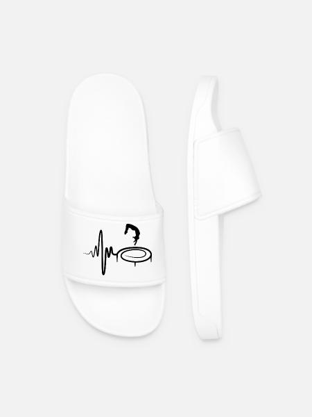 Trampolining child - Men’s Pool Sliders - white