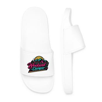 Weekend Camper Neon Retro - Men’s Pool Sliders - white - Front
