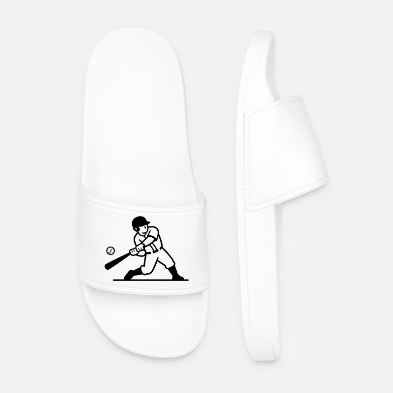 baseball - Men’s Pool Sliders - white