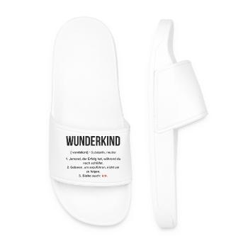 Wunderkind – Erfolg, während du schläfst - Männer Badelatschen - Weiß - Vorne