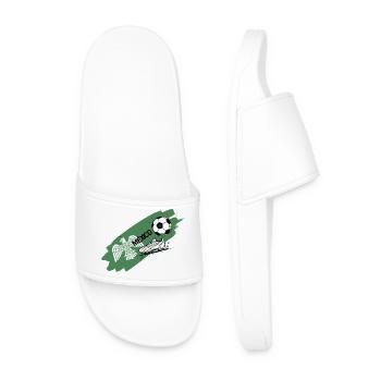 Mexique Football Maillot Supporter Mexico Soccer - Claquettes Homme - blanc - Devant