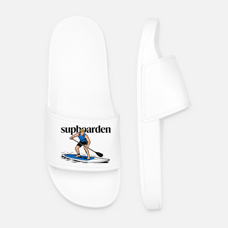 SUPBOARDING - Männer Badelatschen - Weiß