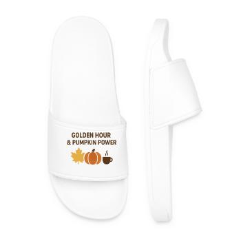 L’Heure d’Or et le Pouvoir de la Citrouille - Claquettes Homme - blanc - Devant