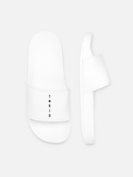 Tokyo Japan Sushi Gift - Men’s Pool Sliders - white