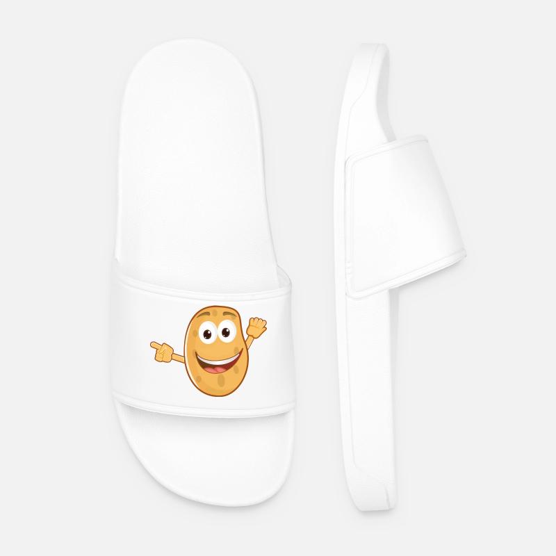 Potato - Men’s Pool Sliders - white