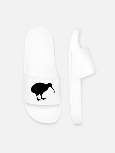 kiwibird - Men’s Pool Sliders - white