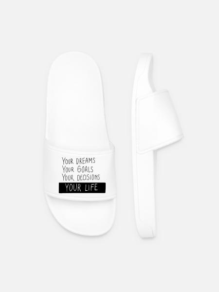 Ta vie - Claquettes Homme - blanc