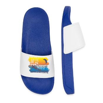 KITE SURF - Men’s Pool Sliders - royal blue - Front