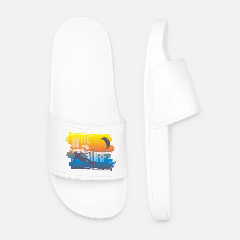 KITE SURF - Men’s Pool Sliders - white