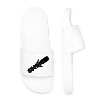 Fiche murale pour vis - Claquettes Homme - blanc - Devant