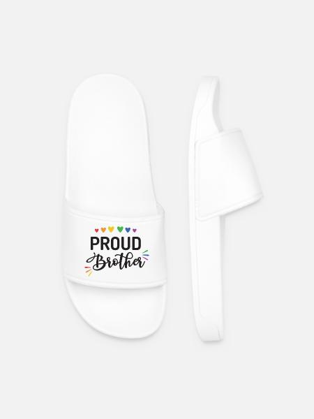 Fier frère - Claquettes Homme - blanc