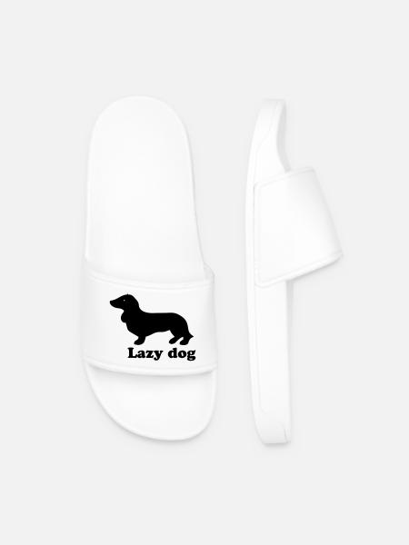 Lazy Dog - Männer Badelatschen - Weiß
